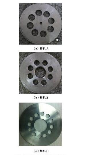 圖4 不同結(jié)構(gòu)的多孔孔板實(shí)驗(yàn)樣機(jī)Fig.4 Experimental prototypes of multi-orifice plate with different structures